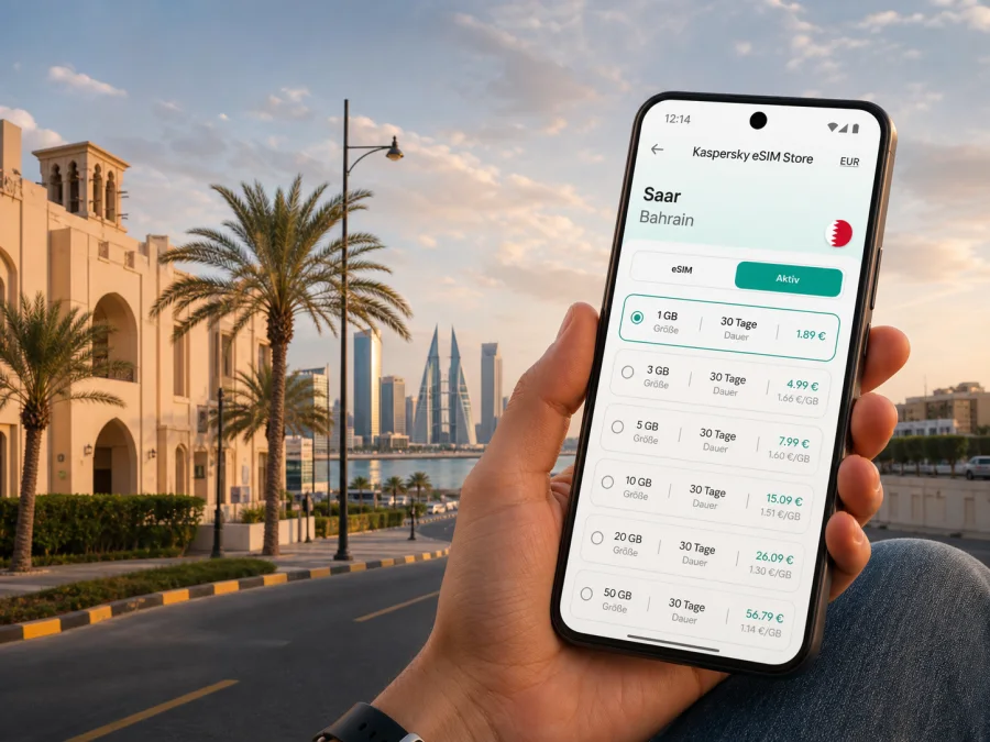 Saar eSIM: Internet für Bahrain-Reisen