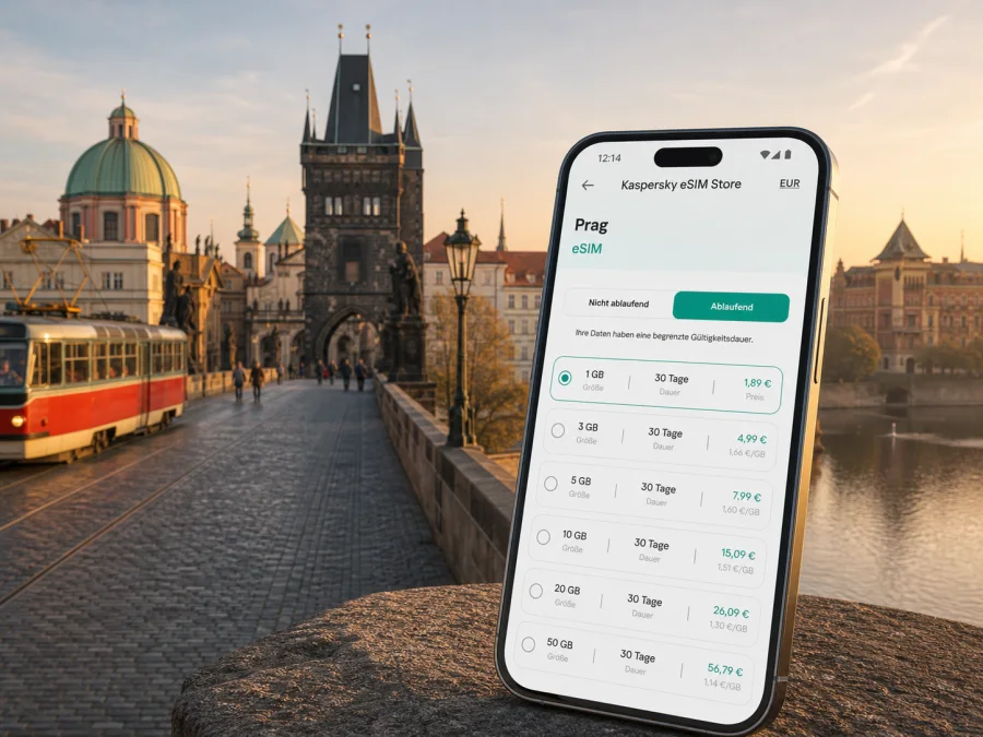 eSIM Prag: mobiles Internet für Ihre Reise