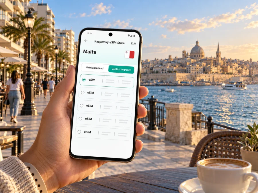Sliema eSIM: Mobiles Internet auf Malta