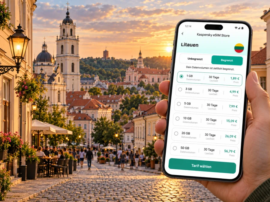 Vilnius eSIM: Mobiles Internet für die Städtereise