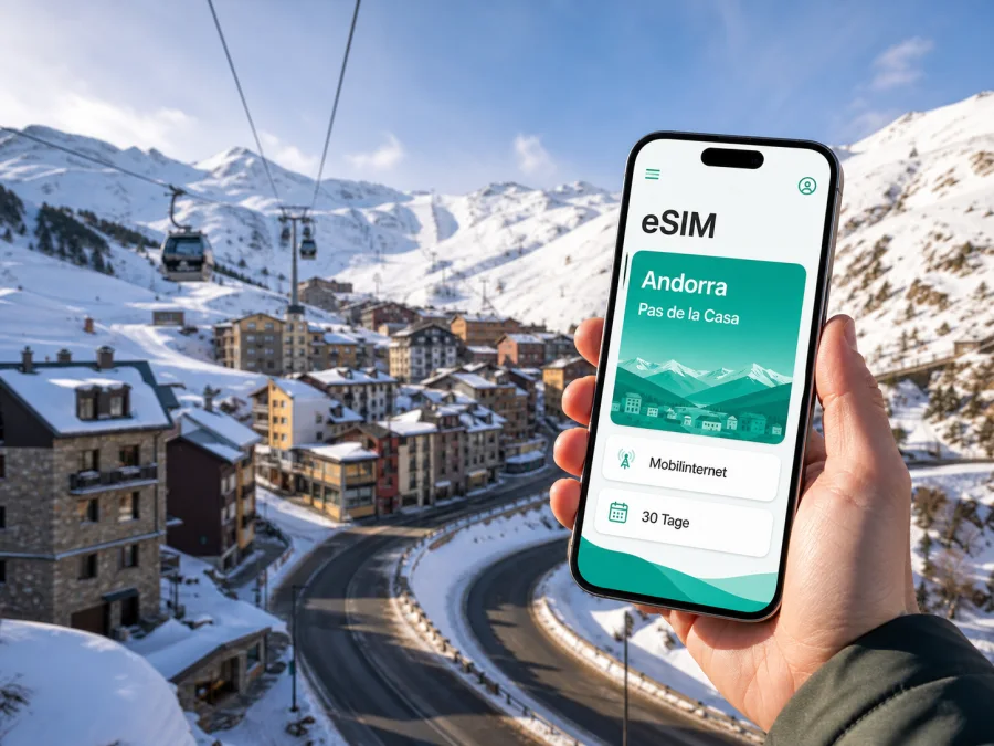 Pas de la Casa eSIM: Internet in Andorra