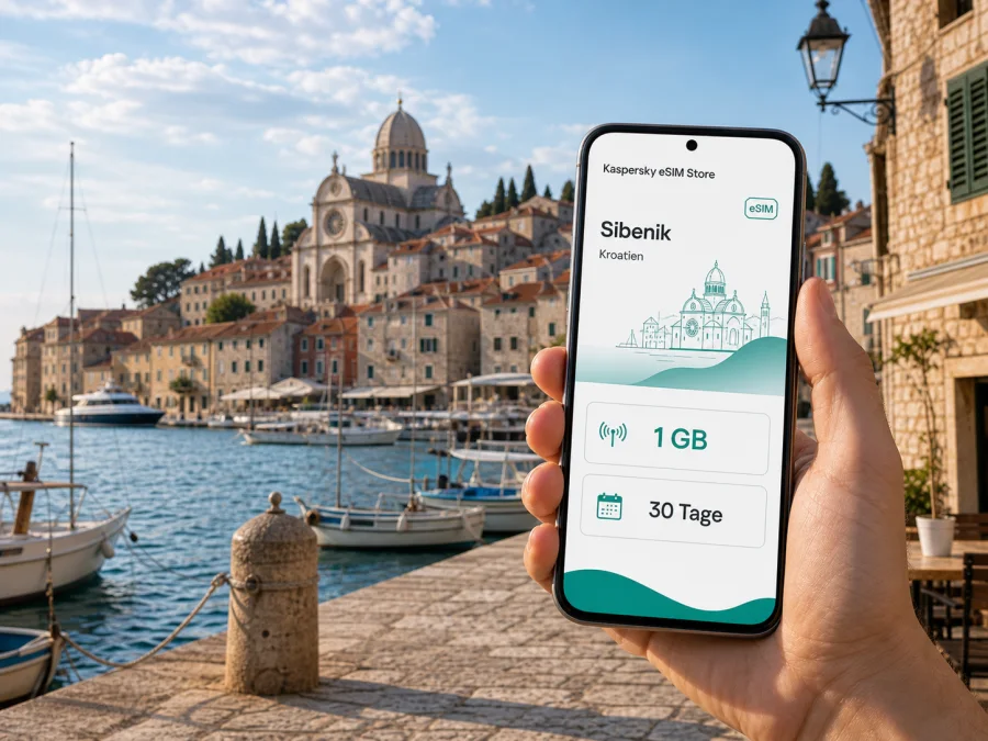 eSIM Sibenik: mobiles Internet für die Reise