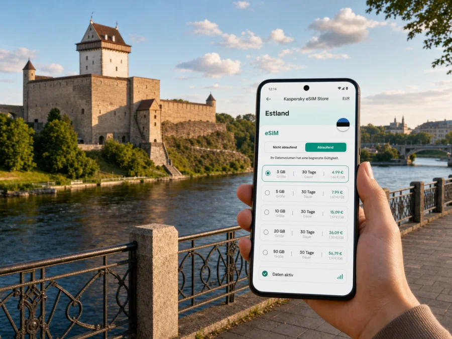Narva eSIM: mobile Verbindung und Internet