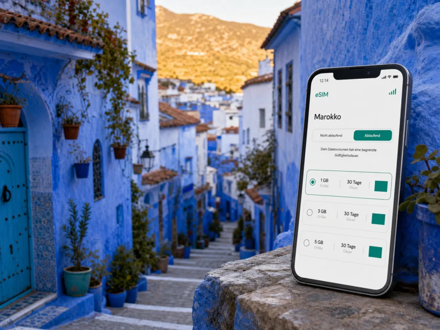 Chefchaouen eSIM: Internet und mobile Verbindung