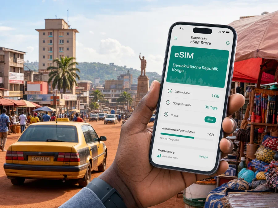 eSIM Mbuji-Mayi: mobiles Internet auf Reisen