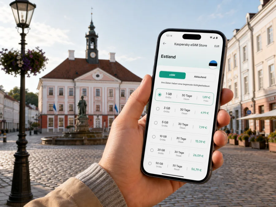 Tartu eSIM: mobiles Internet für Estland