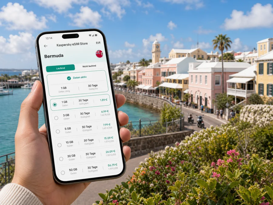 Paget eSIM: Internet für Bermuda-Reisen