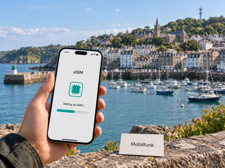 Airtel-Vodafone eSIM in Guernsey: Verfügbarkeit prüfen