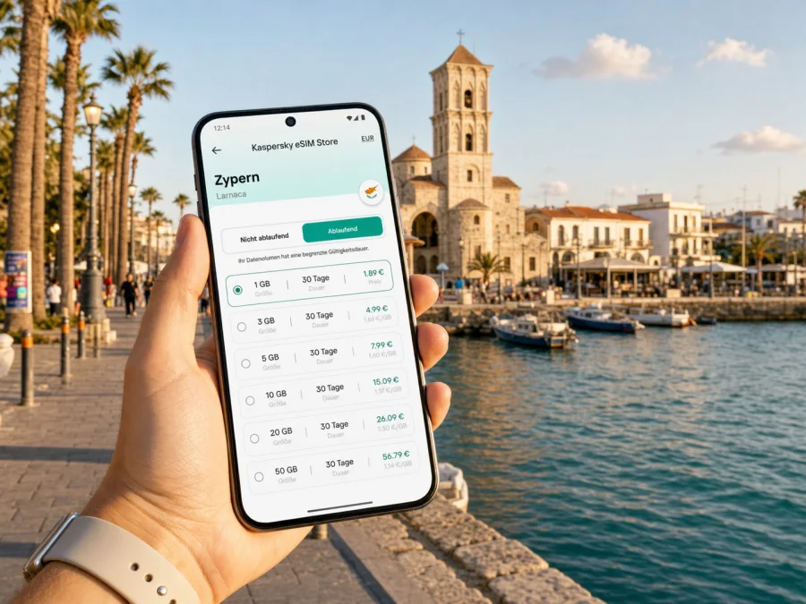Larnaca eSIM: mobiles Internet für Zypern