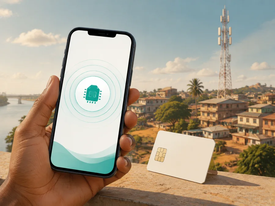 Moov Africa eSIM: Zentralafrikanische Republik prüfen