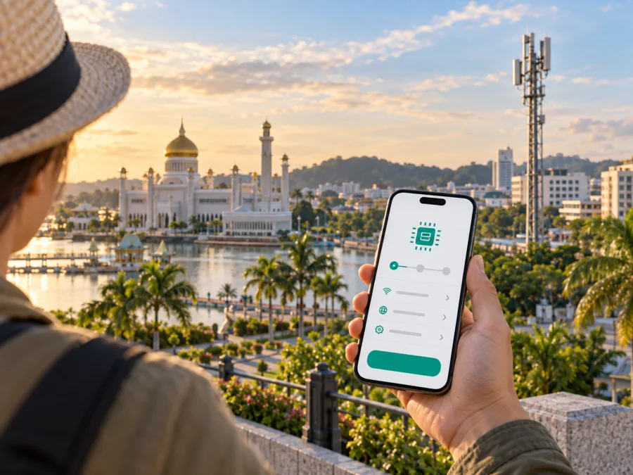 Progresif eSIM in Brunei Darussalam: Aktivierung