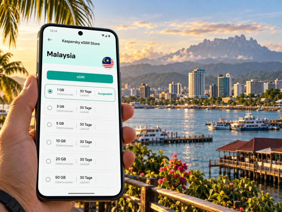 Kota Kinabalu: eSIM und mobiles Internet in Sabah