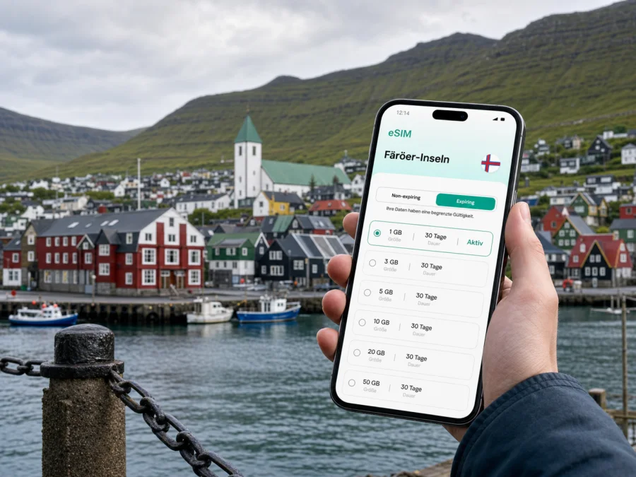 Tvøroyri eSIM: Internet für die Reise