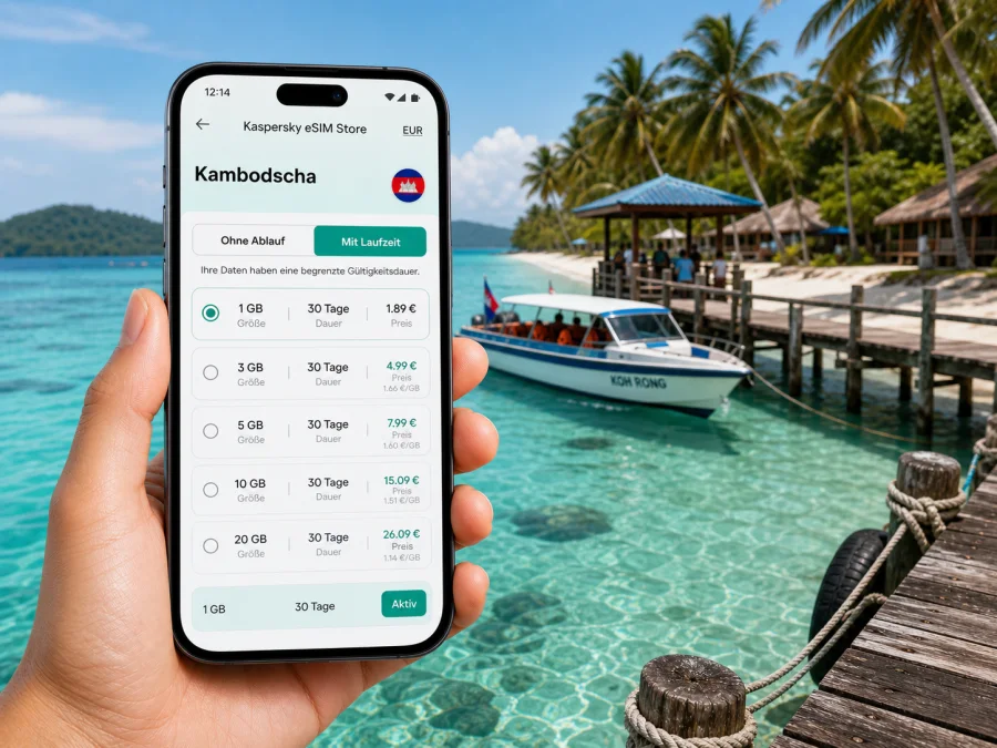 Koh Rong eSIM: mobiles Internet in Kambodscha