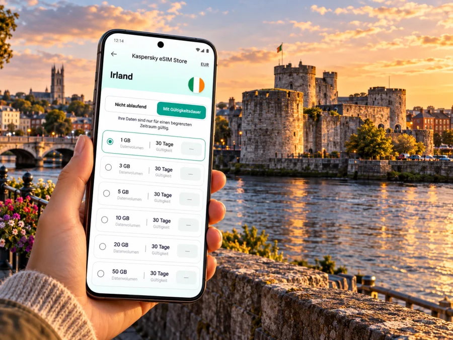 Limerick: eSIM für mobiles Internet in Irland