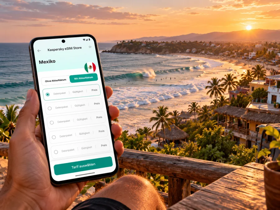 Puerto Escondido: eSIM für mobiles Internet in Mexiko