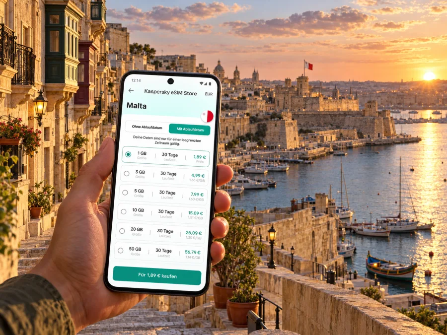 Birgu eSIM: Mobiles Internet in Malta nutzen