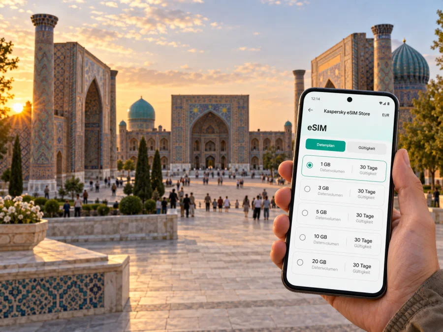 Samarkand eSIM: mobiles Internet für Ihre Reise