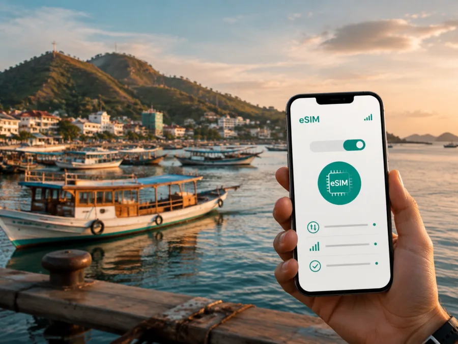 Labuan Bajo eSIM: mobiles Internet auf Reisen
