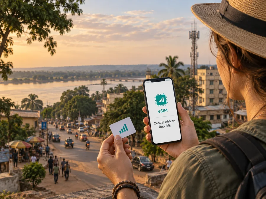 Telecel eSIM in der Zentralafrikanischen Republik prüfen