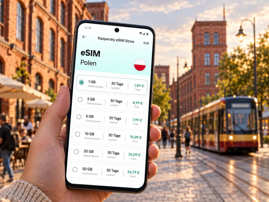 eSIM für Lodz: mobiles Internet in Polen