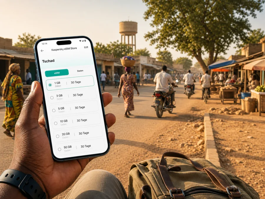 Koumra eSIM: Internet und mobile Verbindung