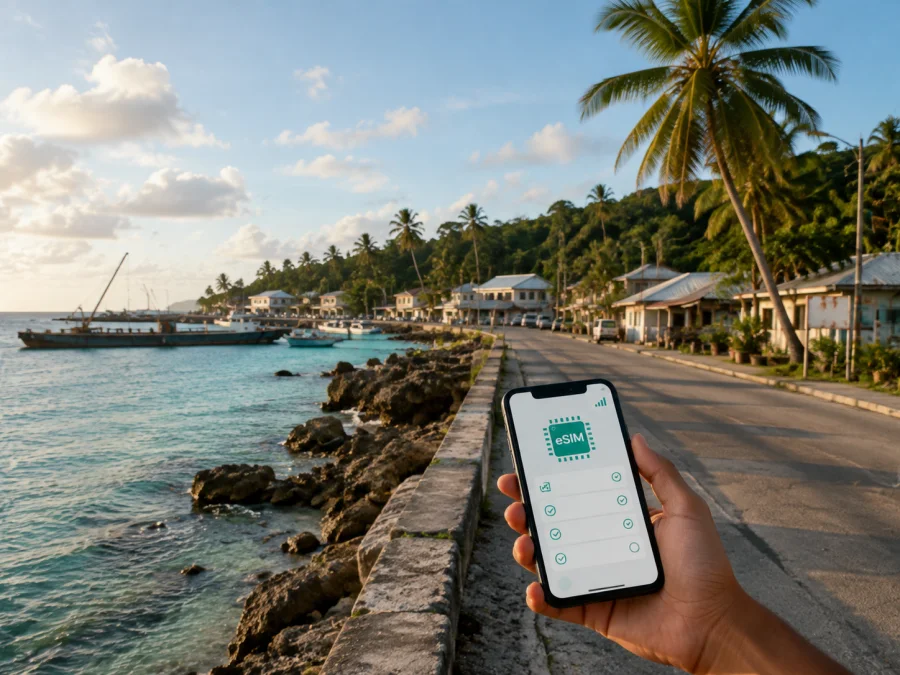 Aiwo eSIM: Mobiles Internet in Nauru
