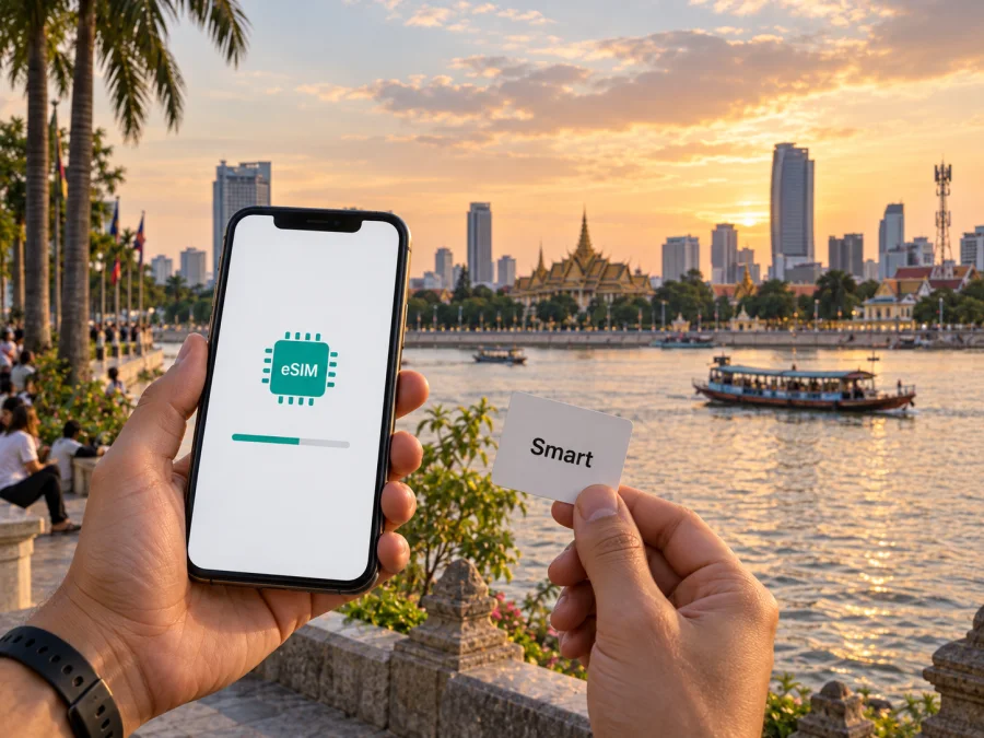 Smart eSIM in Kambodscha: Aktivierung & Reise