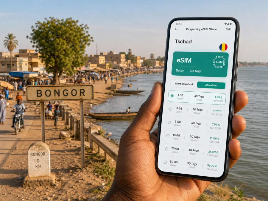 Bongor eSIM: Internet und mobile Verbindung