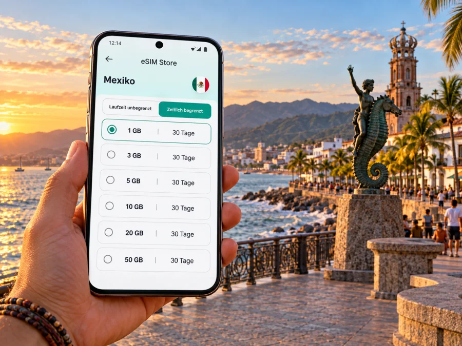 Puerto Vallarta eSIM: mobiles Internet in Mexiko