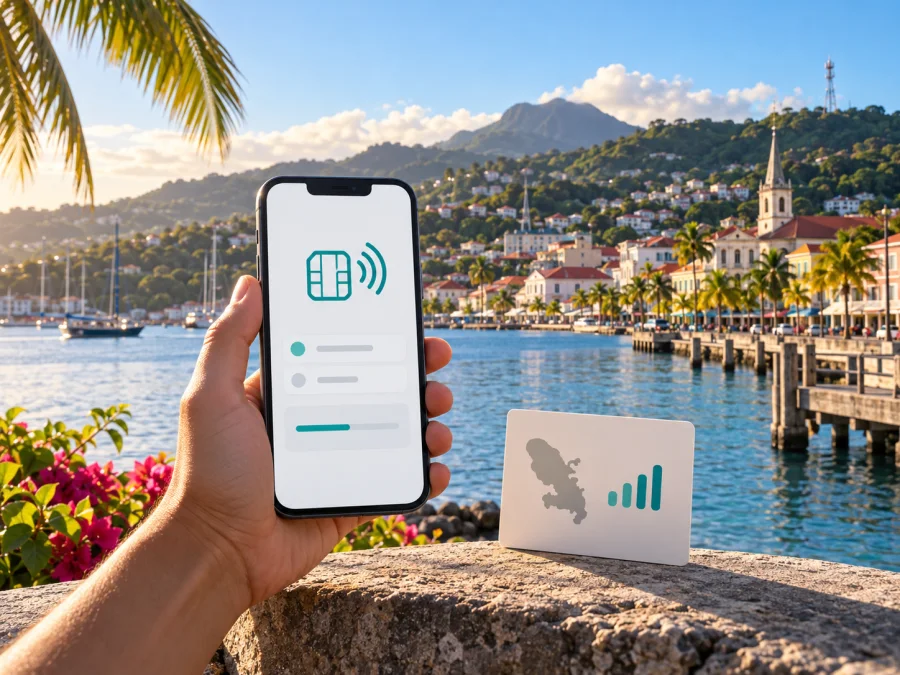 SFR Caraïbe eSIM auf Martinique: prüfen