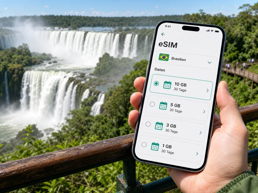 eSIM Foz do Iguacu: Internet für Brasilien