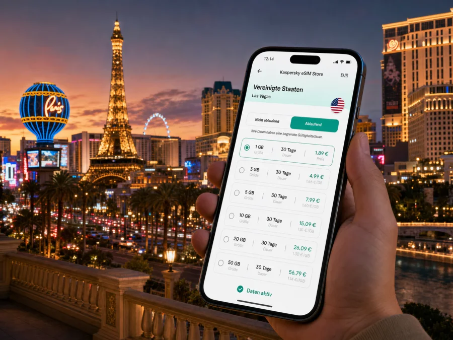 Las Vegas eSIM: Internet für Ihre Reise