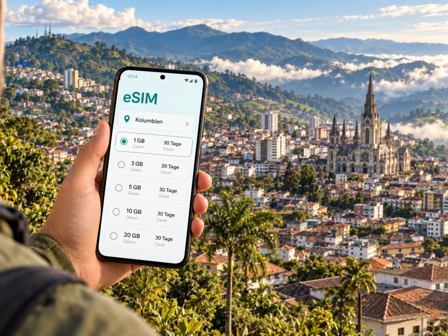 Manizales eSIM: mobiles Internet in Kolumbien