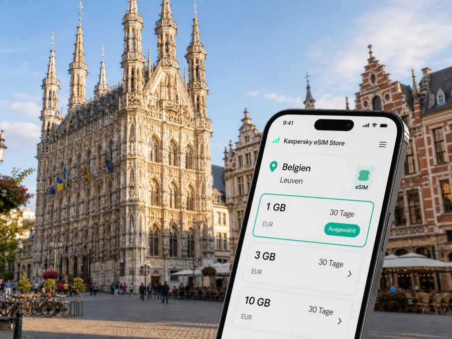 Leuven eSIM: Internet für Ihre Städtereise