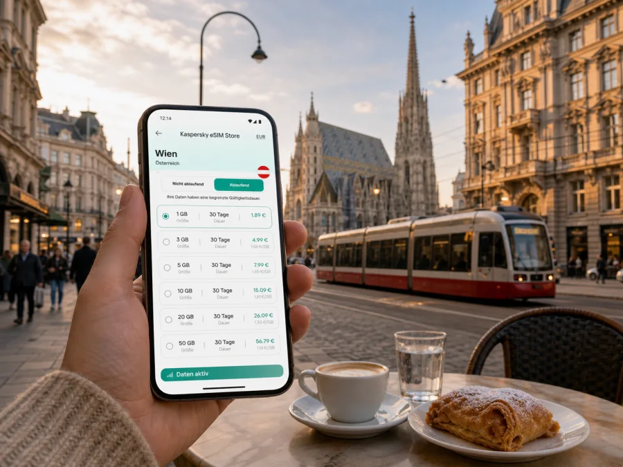 Wien eSIM: Internet und mobile Verbindung
