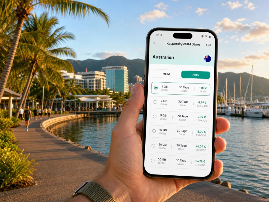 Cairns eSIM: Internet und mobile Verbindung