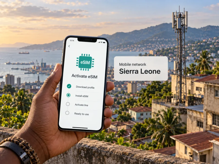 Sierratel eSIM in Sierra Leone: Das sollten Sie prüfen