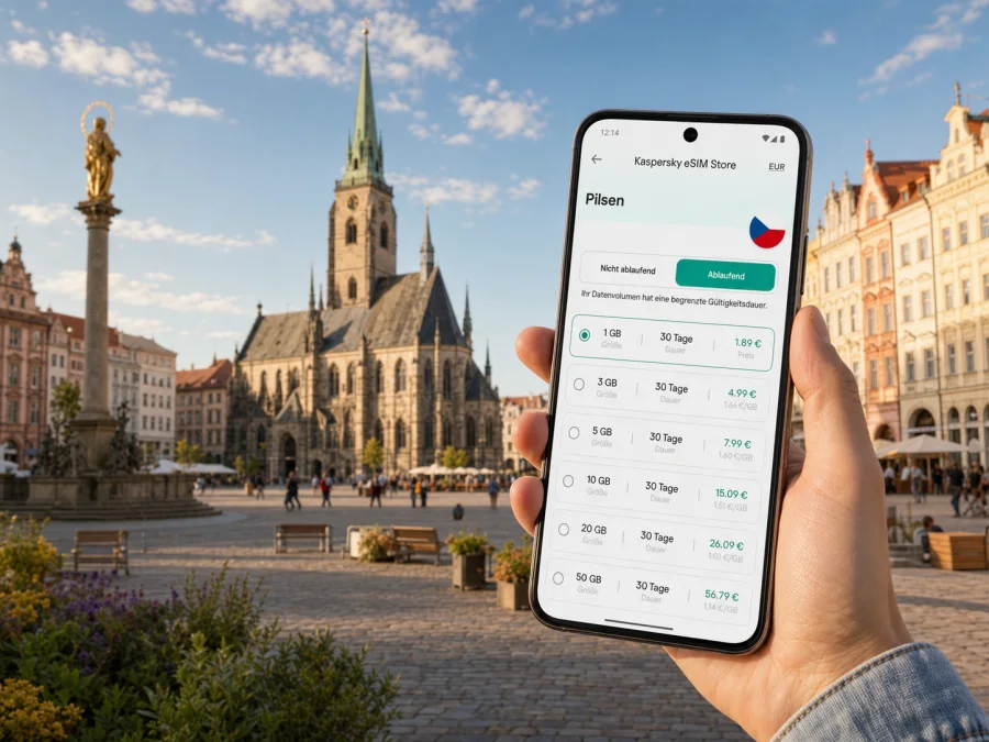 eSIM für Pilsen: mobiles Internet auf Reisen