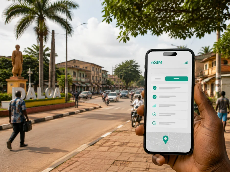 eSIM für Daloa: mobiles Internet auf Reisen
