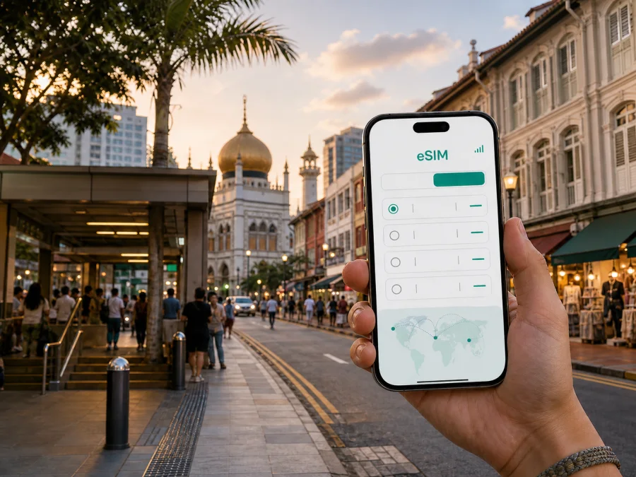 eSIM für Bugis: Mobiles Internet in Singapur