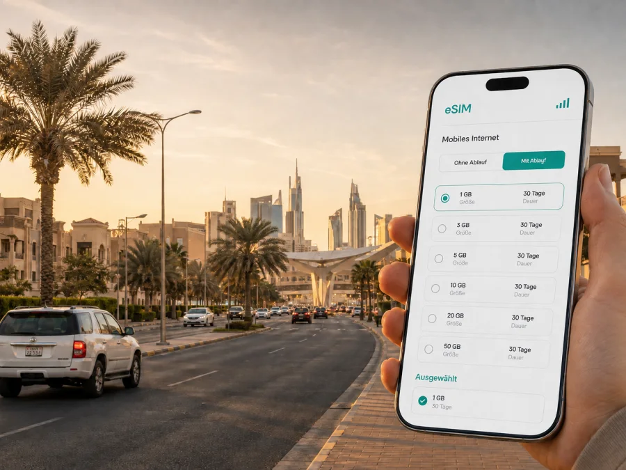 eSIM für Sabah Al Salem: mobiles Internet