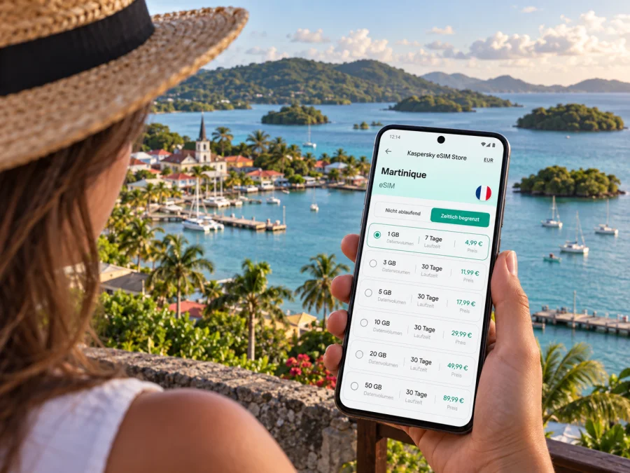 Le Robert eSIM: mobiles Internet auf Martinique