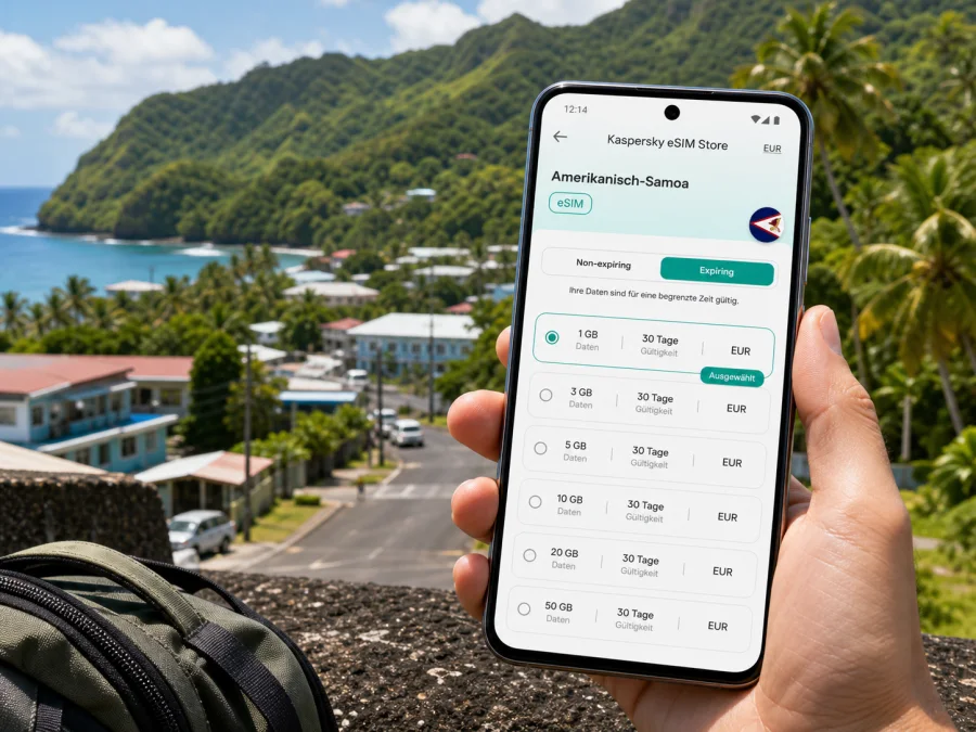 Iliili eSIM: Internet für Amerikanisch-Samoa