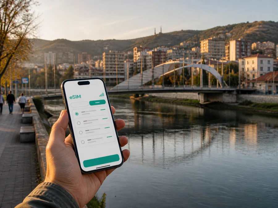 Mitrovica eSIM: Mobiles Internet für die Reise