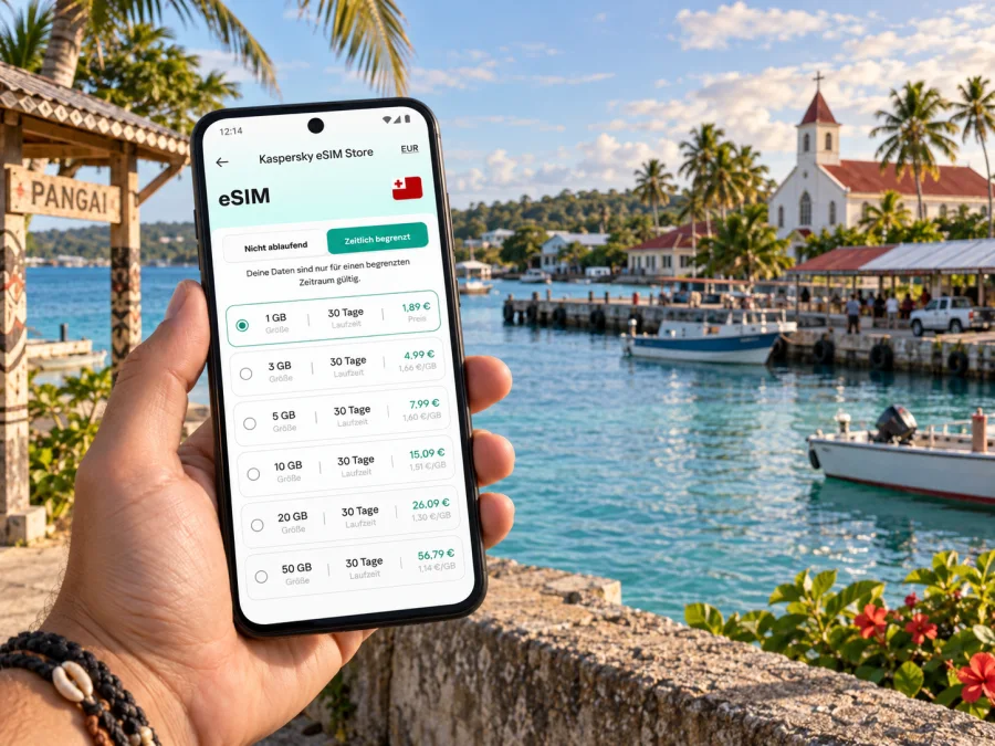 Pangai eSIM: mobiles Internet auf Lifuka