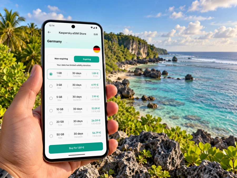 Meneng: eSIM und mobiles Internet auf Nauru