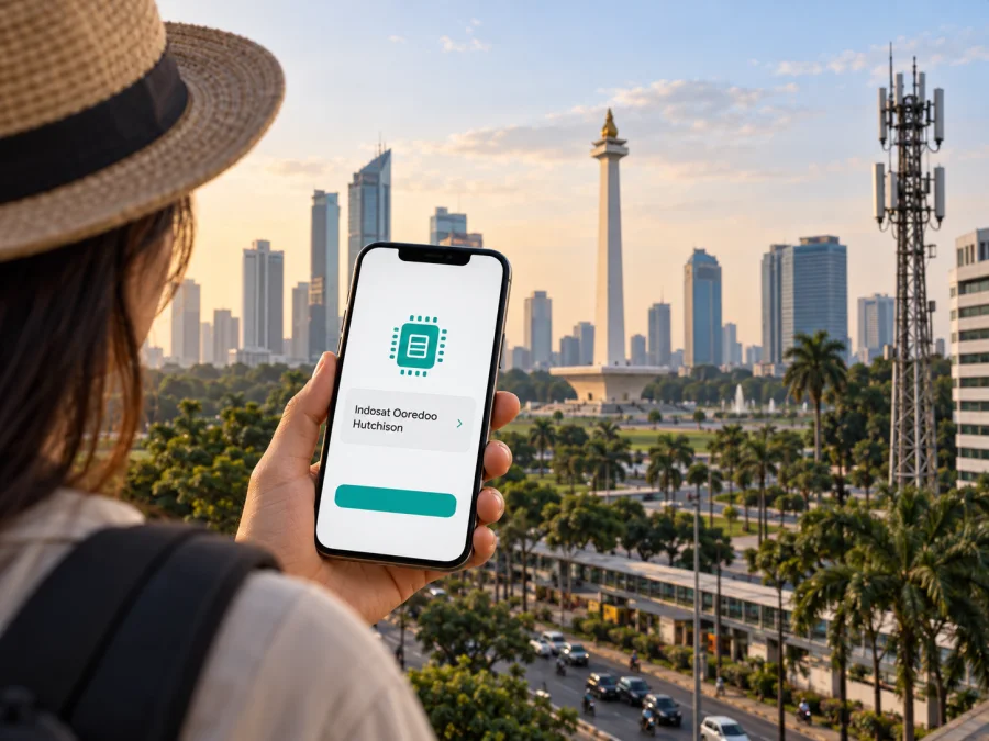 Indosat Ooredoo Hutchison eSIM in Indonesien