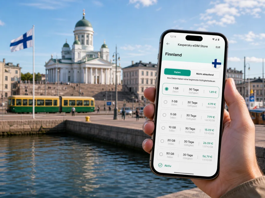 Helsinki eSIM: Internet fuer die Stadt