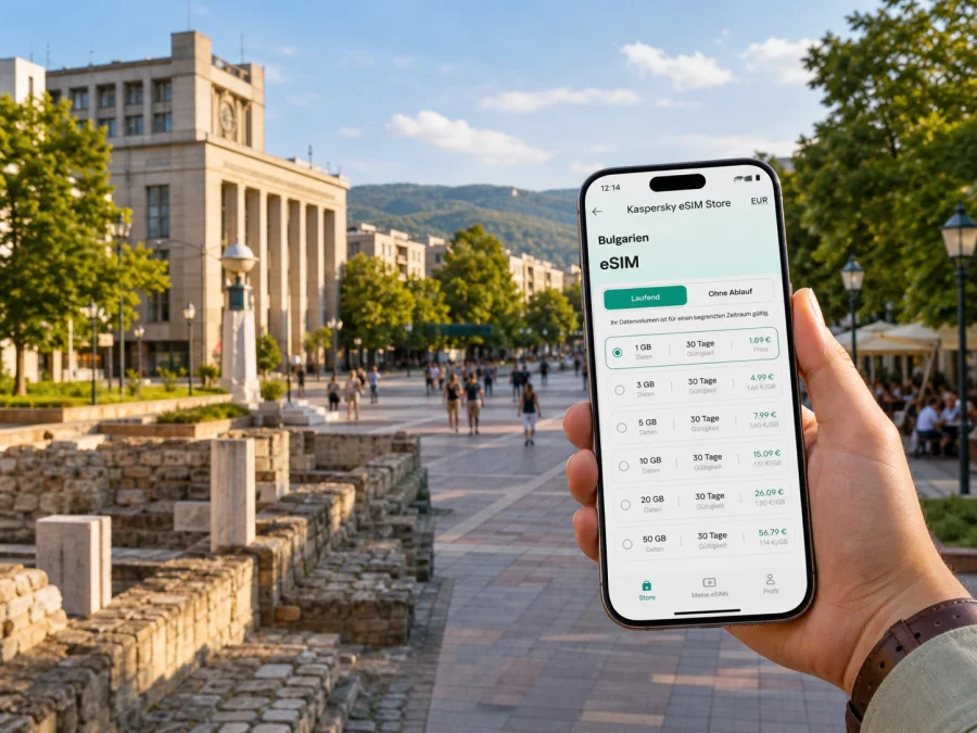 Stara Zagora eSIM: Internet für Bulgarien